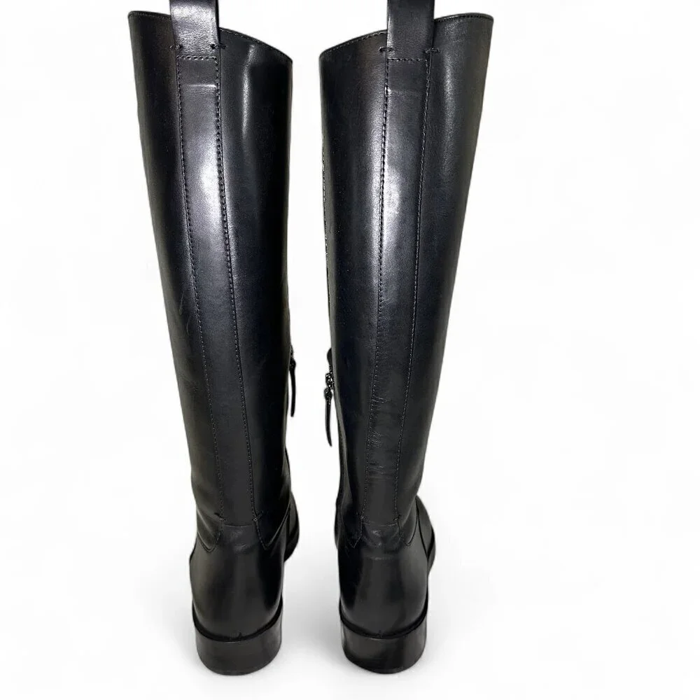Tory Burch Flat Black Riding Boot Women's 7M NWOT